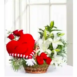 Beyaz lilyum Aranjmanı