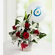 Mutlu Düşler Güller ve Lilyumlar